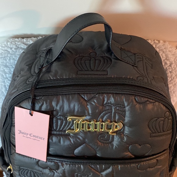 JUICY COUTURE puffy quilted backpack NWT - Picture 5 of 9